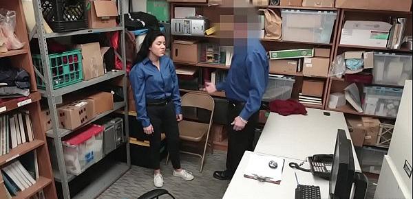  Monica Sage Gets Fucked When She Gets Caught Shoplifting